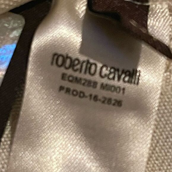 Roberto Cavalli Cream Knit Pleated Skirt US 10 - Picture 6 of 11